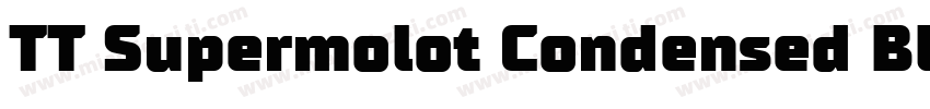 TT Supermolot Condensed Black字体转换